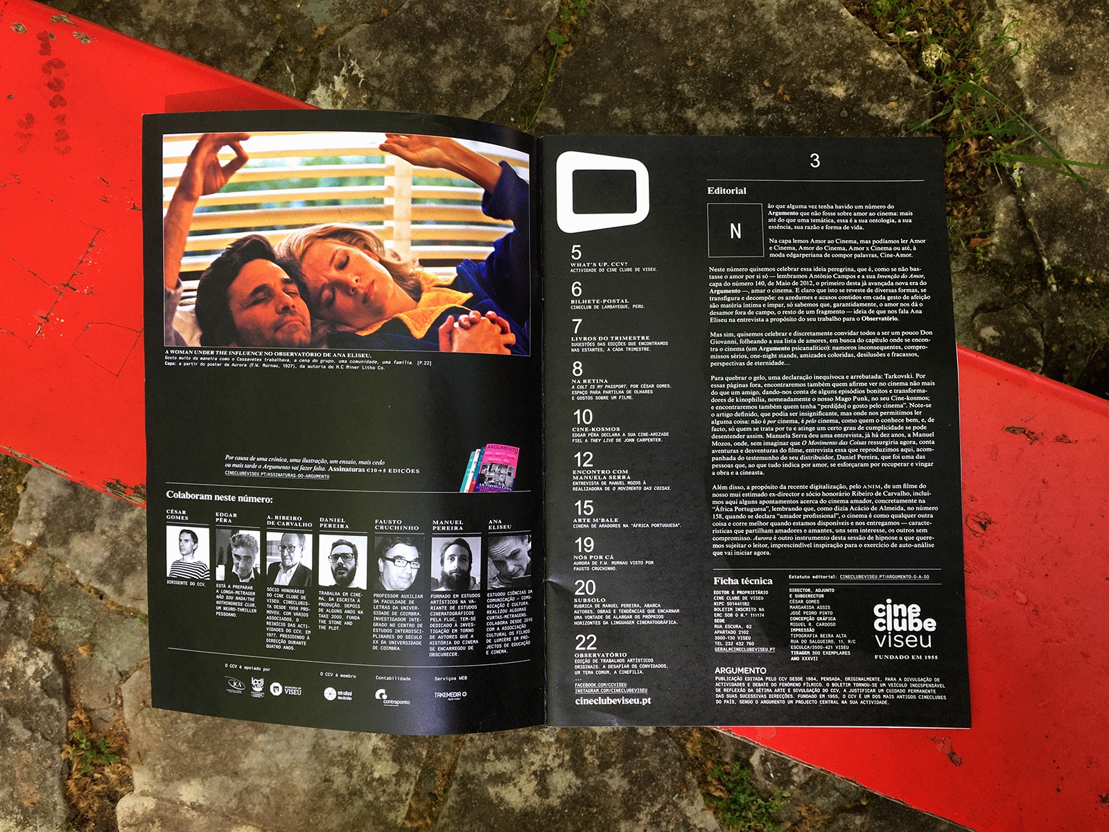 Argumento 169: contributors, contents, editorial, imprint