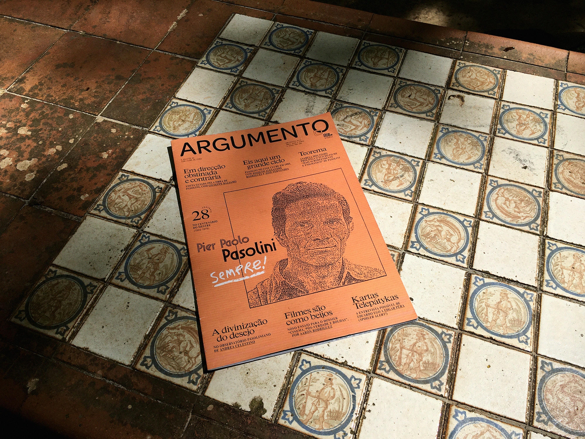 Argumento 172 (Pasolini issue): Cover