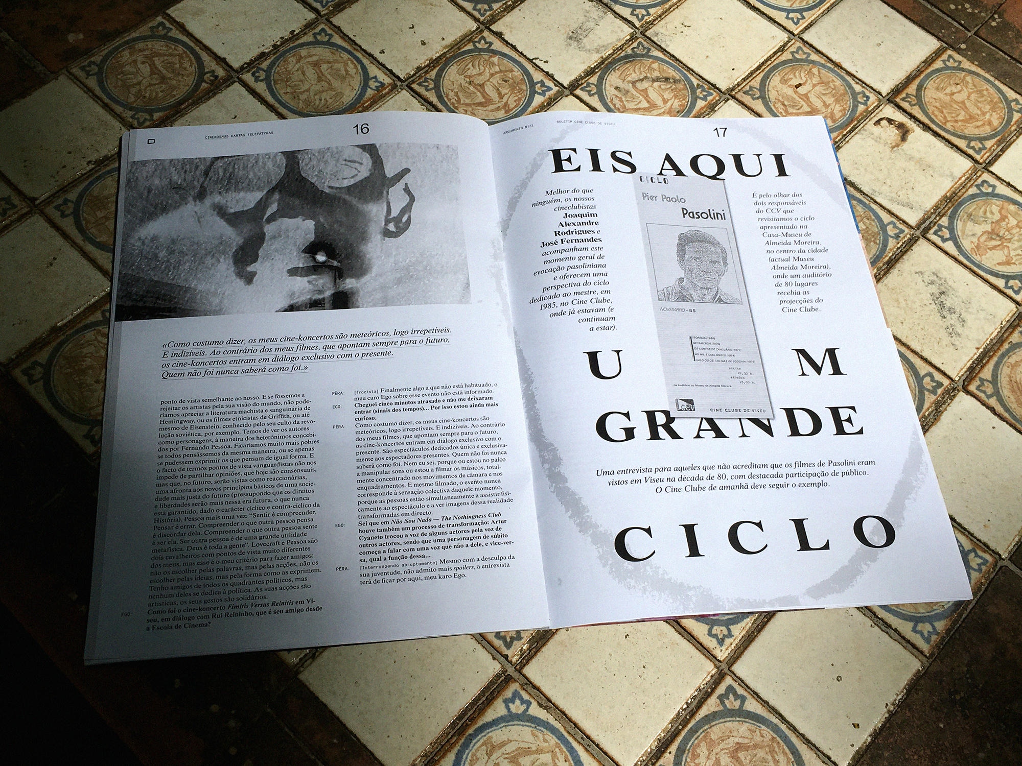 Argumento 172 (Pasolini issue)